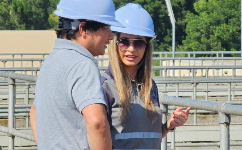 Solange Ghantous, plant manager, Al Wathba  Abu Dhabi Wastewater Treatment Plant. 