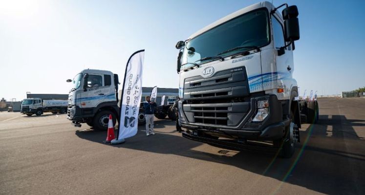 UD Trucks is involved in projects in Neom and the Red Sea. 