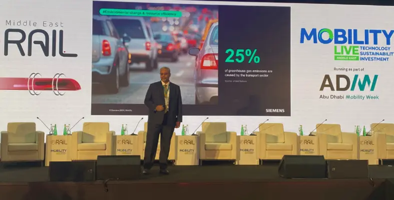 Ayman Ashour, CEO of Siemens Mobility Turnkey MEA.